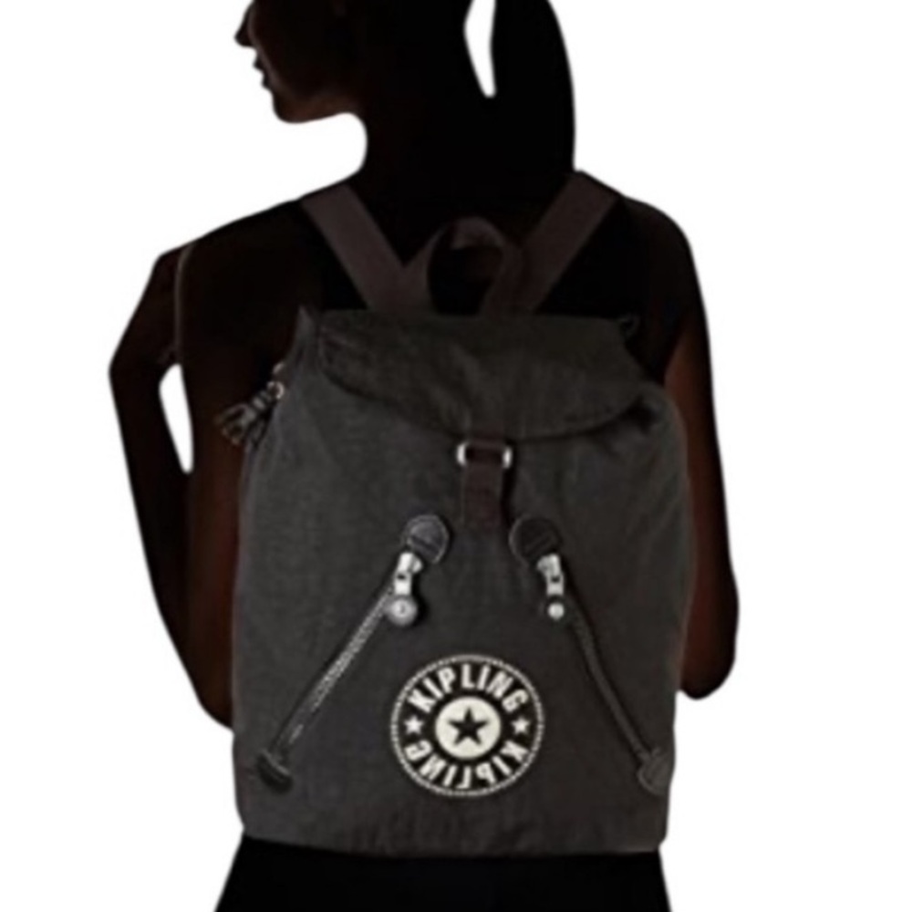 NWT KIPLING Navy Fundamental Backpack - Size Medium - SOLD OUT ONLINE